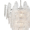 Elk Lighting Frozen Cascade 13-Lght Chandelier in Chrm w/Clear Textured Glass 32446/13